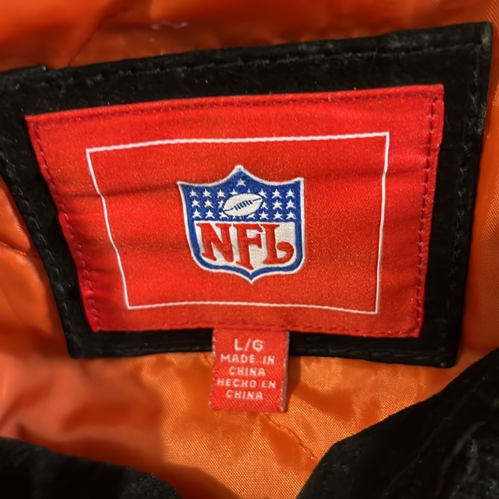 NFL Super Rare Bengals Suede/Leather Jacket Size Large - Picture 7 of 12